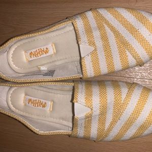 Target Striped Weaved Slip-Ons